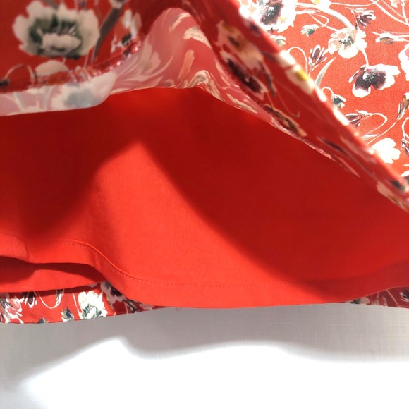 Antonio Melani Womens Size 2 Fitted Pencil Skirt Floral Lined Waistband Back Zip - Picture 2 of 11